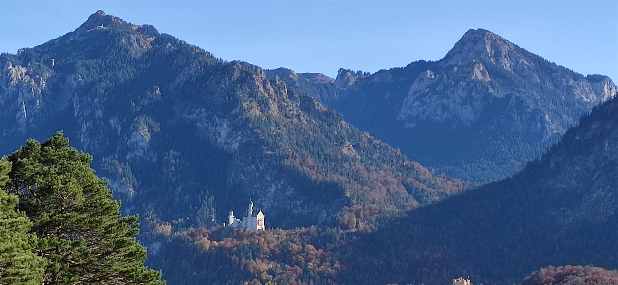 Tegelberg with Schloss Neuschwanstein
